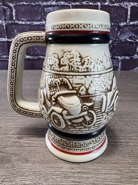 Vintage 1982 Avon Antique Classic Cars Numbered Mini Beer Stein Tankard